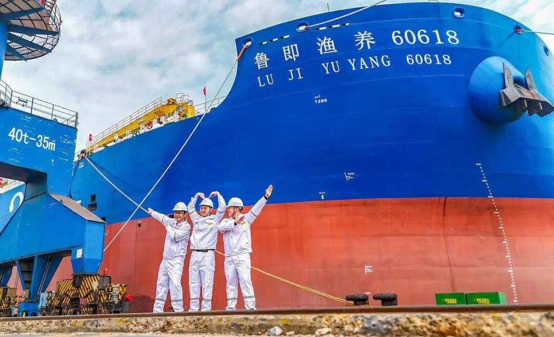 排水量近2个福建舰,这条船有望弥补我国鲑鳟鱼养殖短板