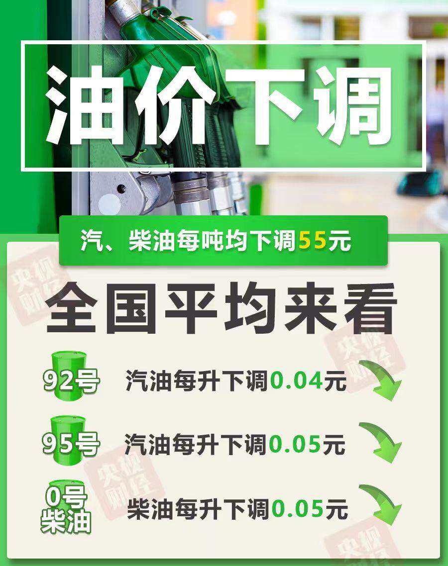 今晚油价下调 加满一箱92号汽油将少花2元