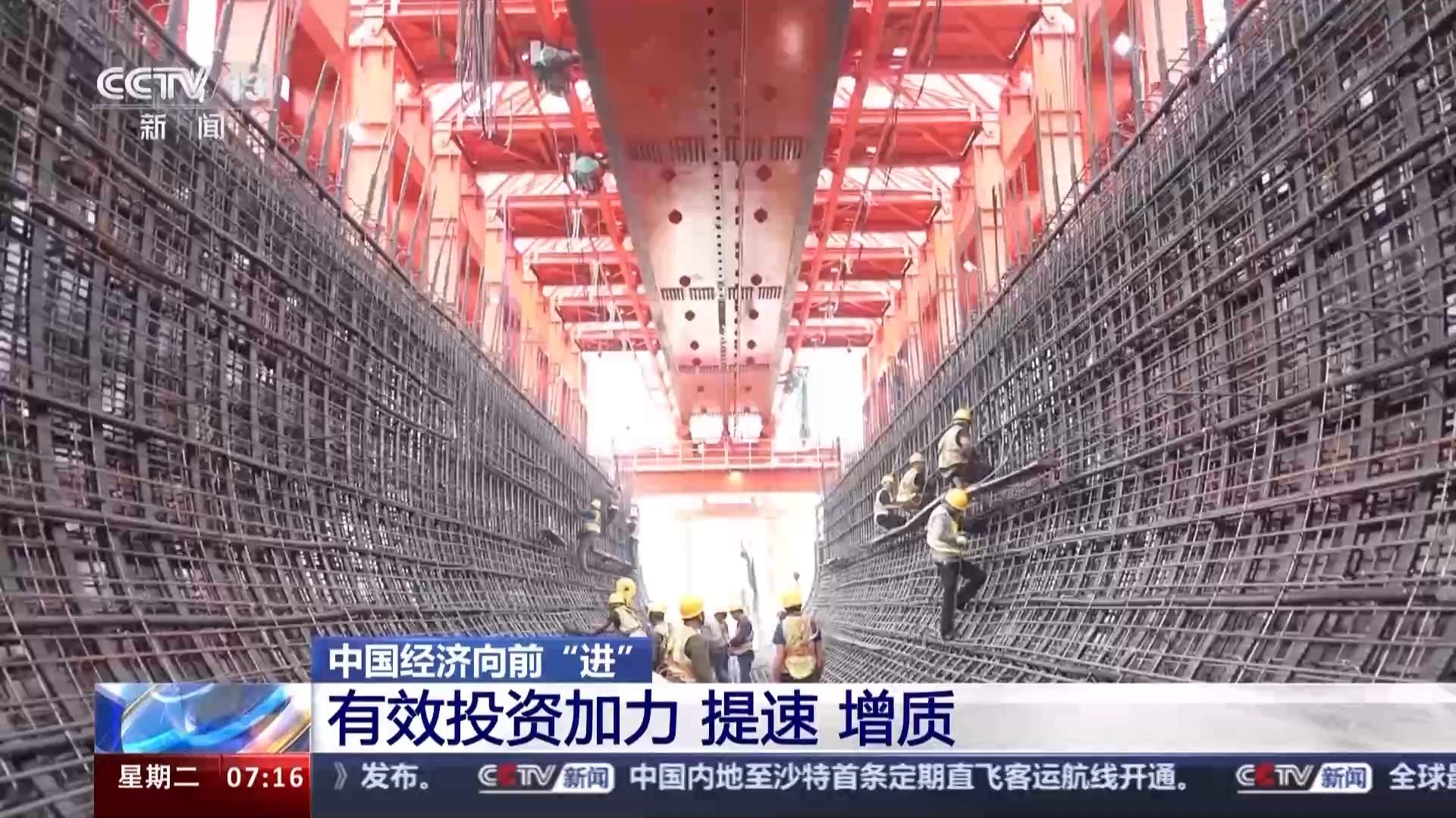 中国经济向前"进"丨量,质,速 三个维度看我国项目投资进度条