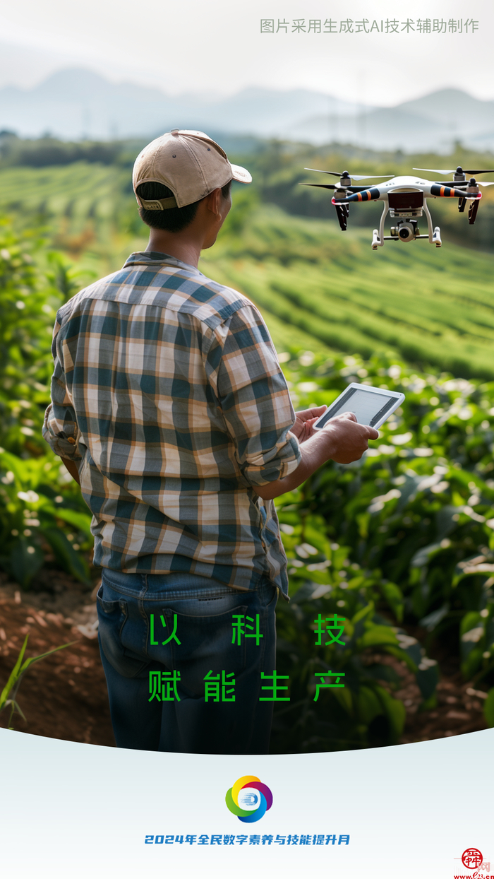 2024年全民数字素养与技能提升月科普海报系列(1)