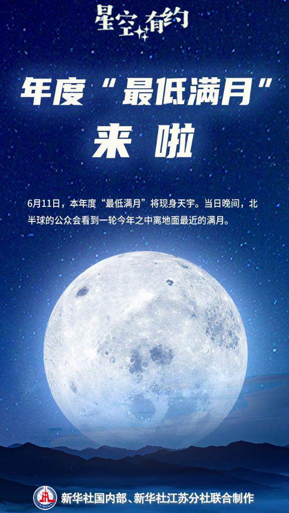 星空有约|11日迎来年度“最低满月”