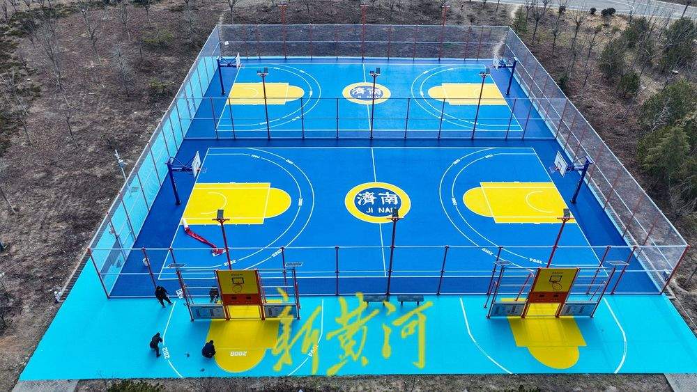 兴隆公园运动场地初具规模 打造济南城市运动新地标