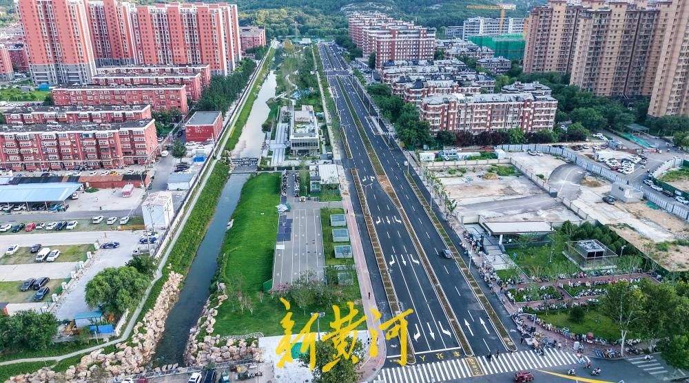 济南腊山河西路南延段全线通车，与滨河景观同步呈现