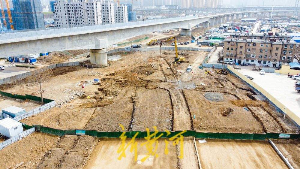 济南奥体西路北延开启下穿黄东联络线施工