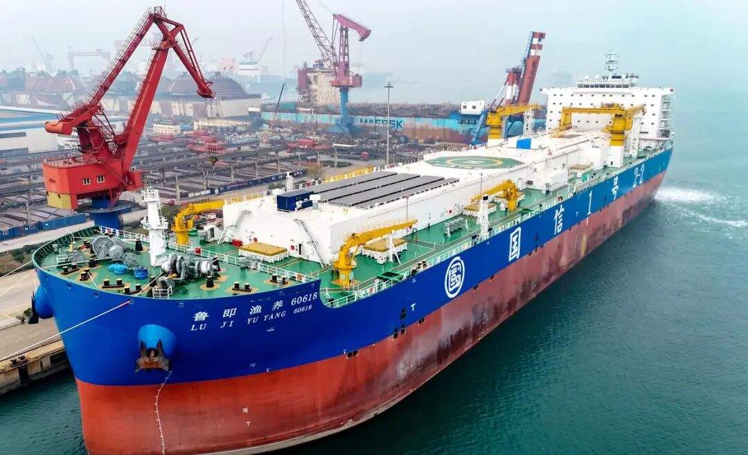 排水量近2个福建舰,这条船有望弥补我国鲑鳟鱼养殖短板