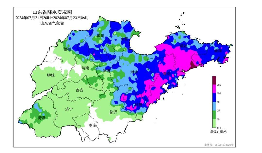 山东解除暴雨和强对流预警 此次降雨过程海阳出现特大暴雨