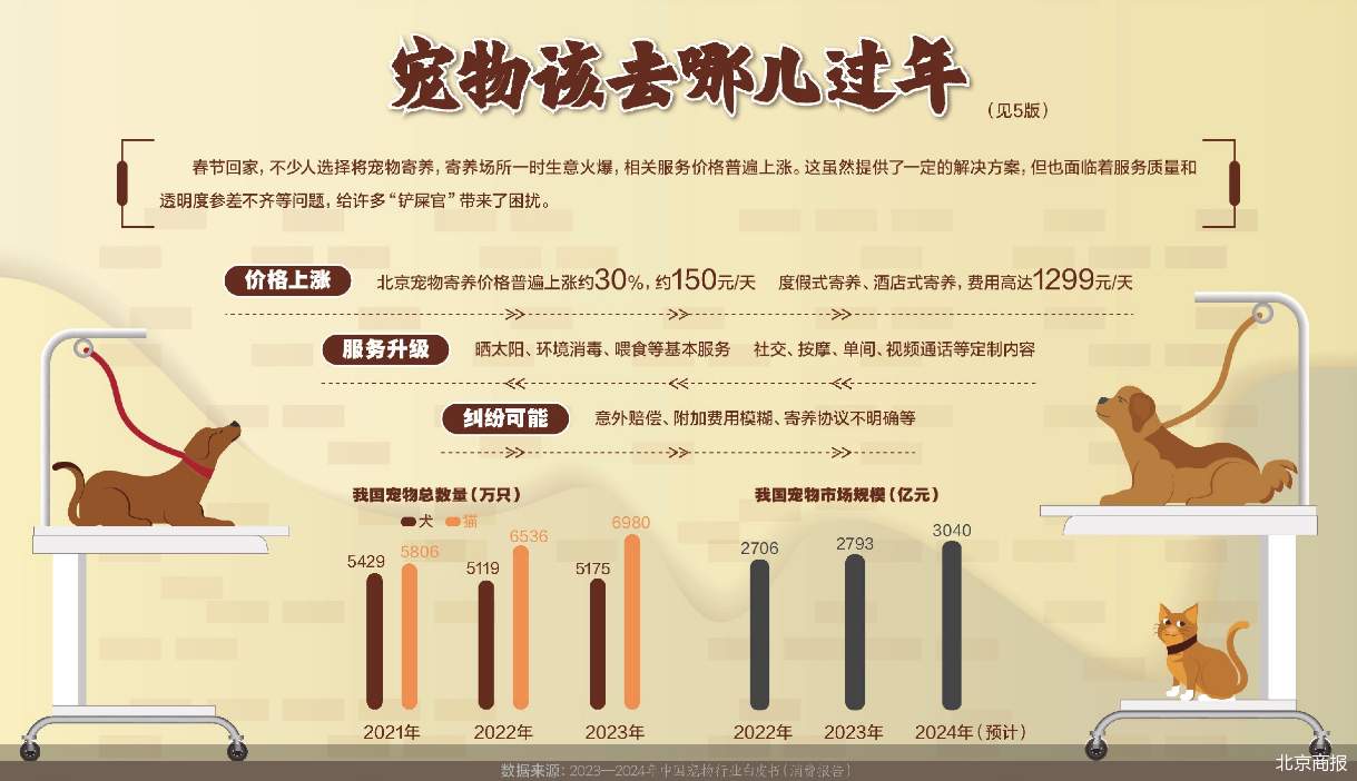 8天超万元 春节宠物寄养“一窝难求”