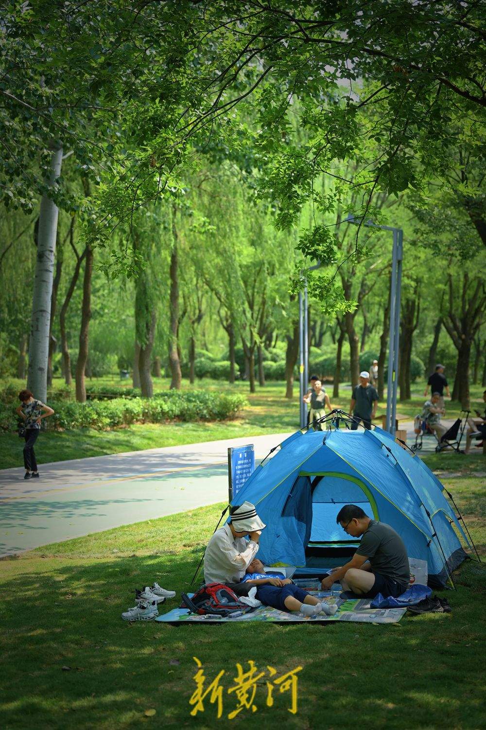 一年四季 泉在济南丨泉城持续高温！用露营的方式“打开”盛夏