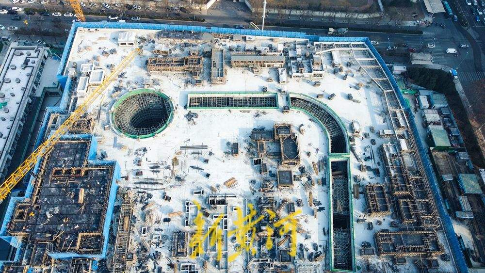 济南西城新商业综合体初具规模  二期商街主体已建成