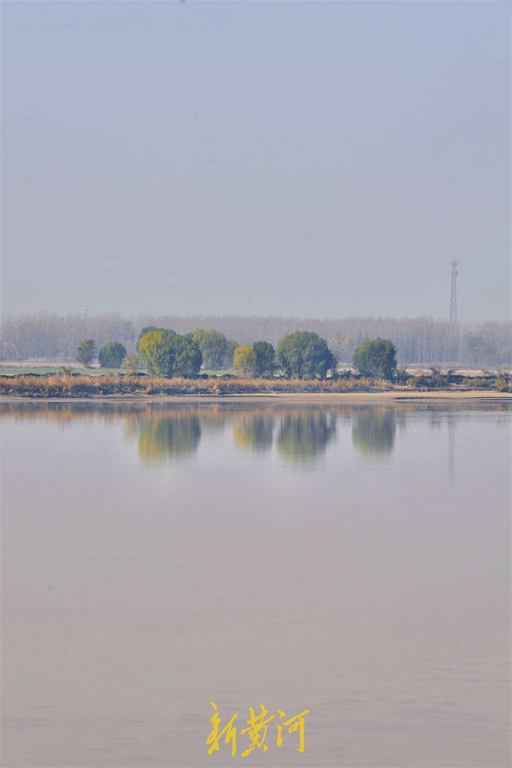 一年四季 泉在济南丨黄河倒影，别具诗意