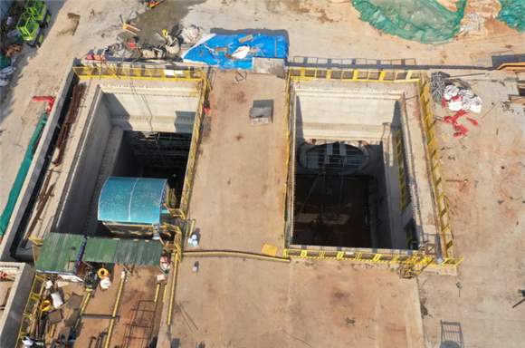 项目强省会｜济南地铁4号线泉城公园站：最“浅”车站施工进入后段