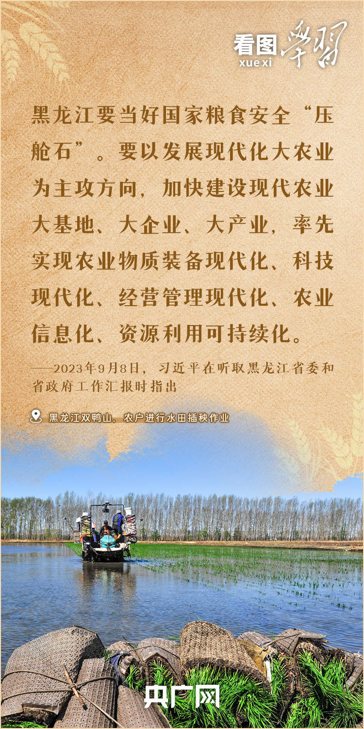 看图学习丨当好粮食安全“压舱石” 总书记嘱托粮食大省扛稳重任