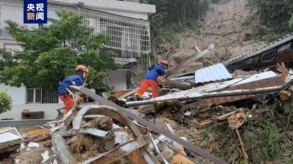 湖南衡阳市南岳区山体滑坡初步摸排有21人被埋