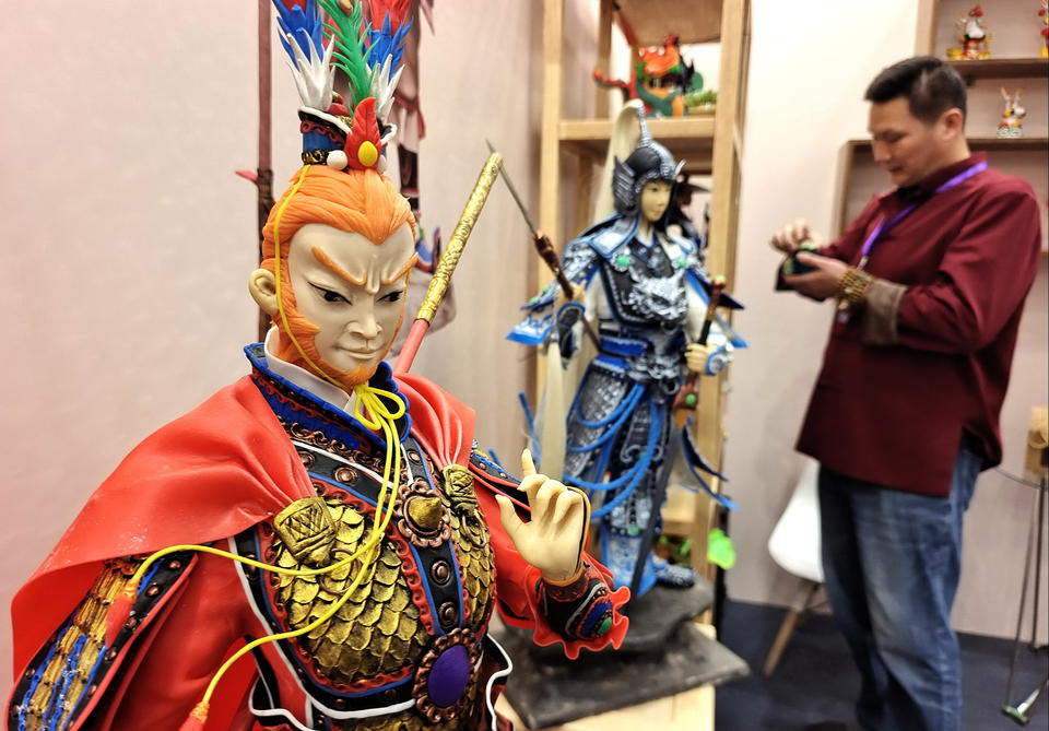 题材新颖、惟妙惟肖！第八届中国非遗博览会上济南面塑很吸睛