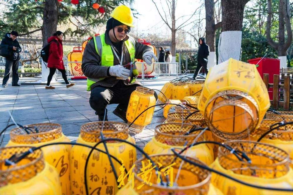 年味渐浓，济南市第45届天下第一泉迎春花灯会蓄势待发