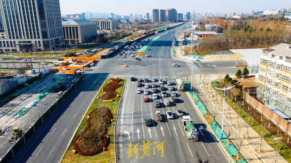 济南地铁8号线地下地上段完成衔接 经十东路将恢复双向12车道通行