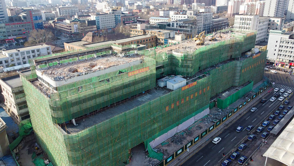 天龙大厦全面拆除“清零”，记者现场探访