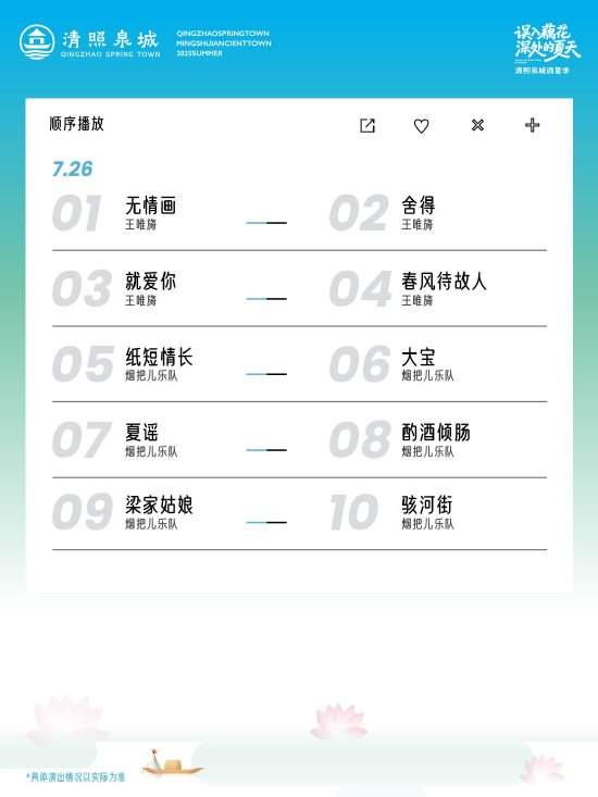 花火映泉·音律漫城——在清照泉城共赴藕花深处的夏天
