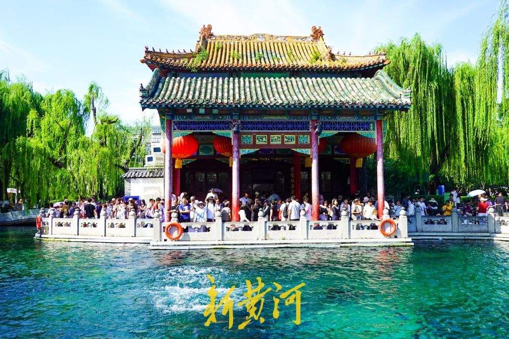 水涌若轮奔涌不息，趵突泉将迎复涌23周年