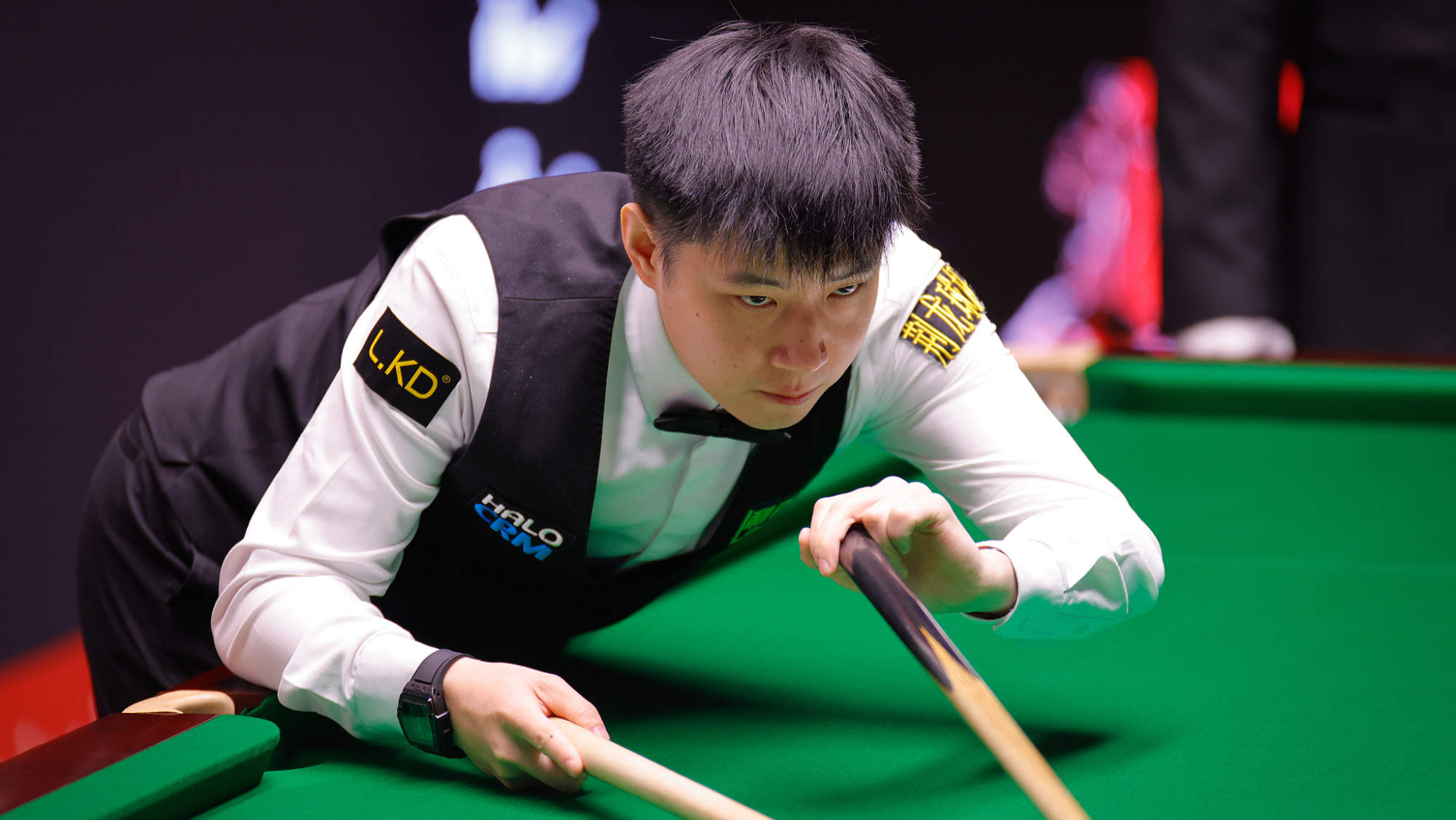 世界斯诺克锦标赛赵心童8-8战平墨菲 晋级悬念继续保留