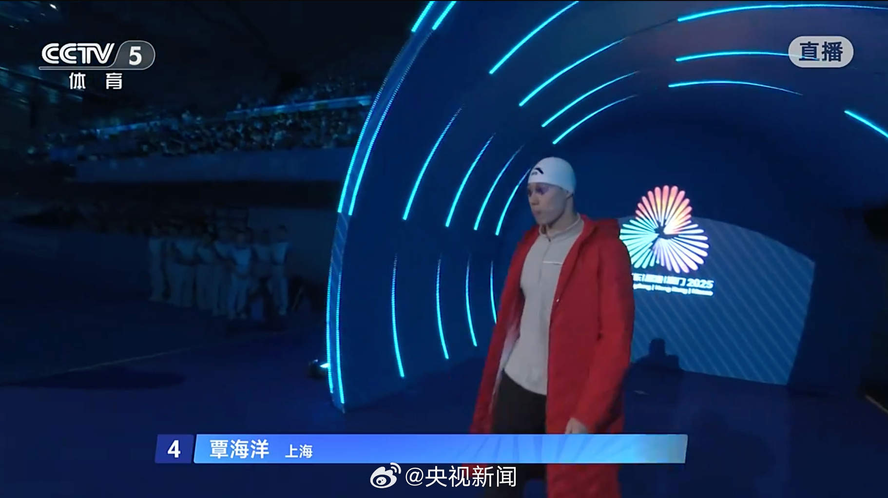 祝贺！覃海洋夺得十五运会男子100米蛙泳金牌