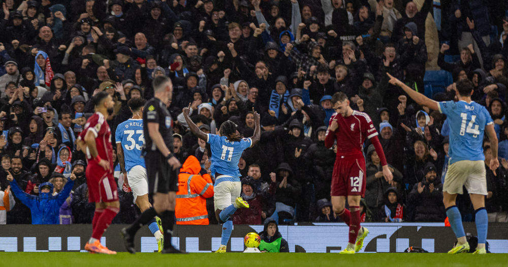 英超综合：曼城大胜利物浦 瓜帅喜迎执教千场里程碑