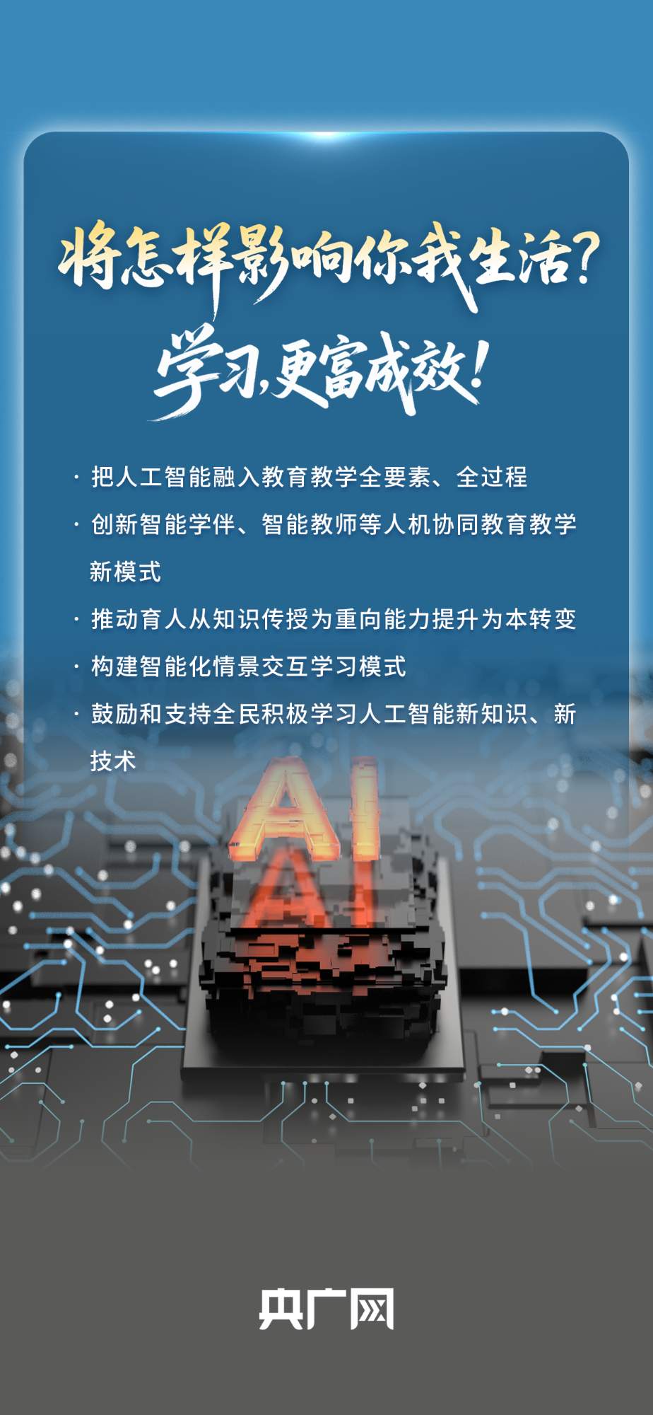 一图读懂“人工智能+”将怎样影响你我生活