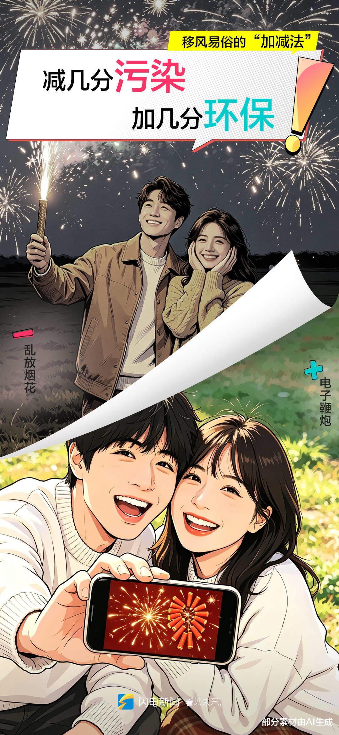 闪电海报｜“老习俗”“新面貌”