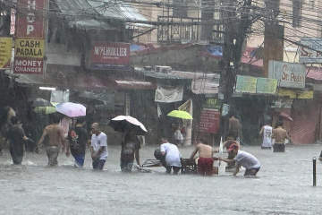 台风“格美”肆虐 菲律宾多地宣布进入灾难状态