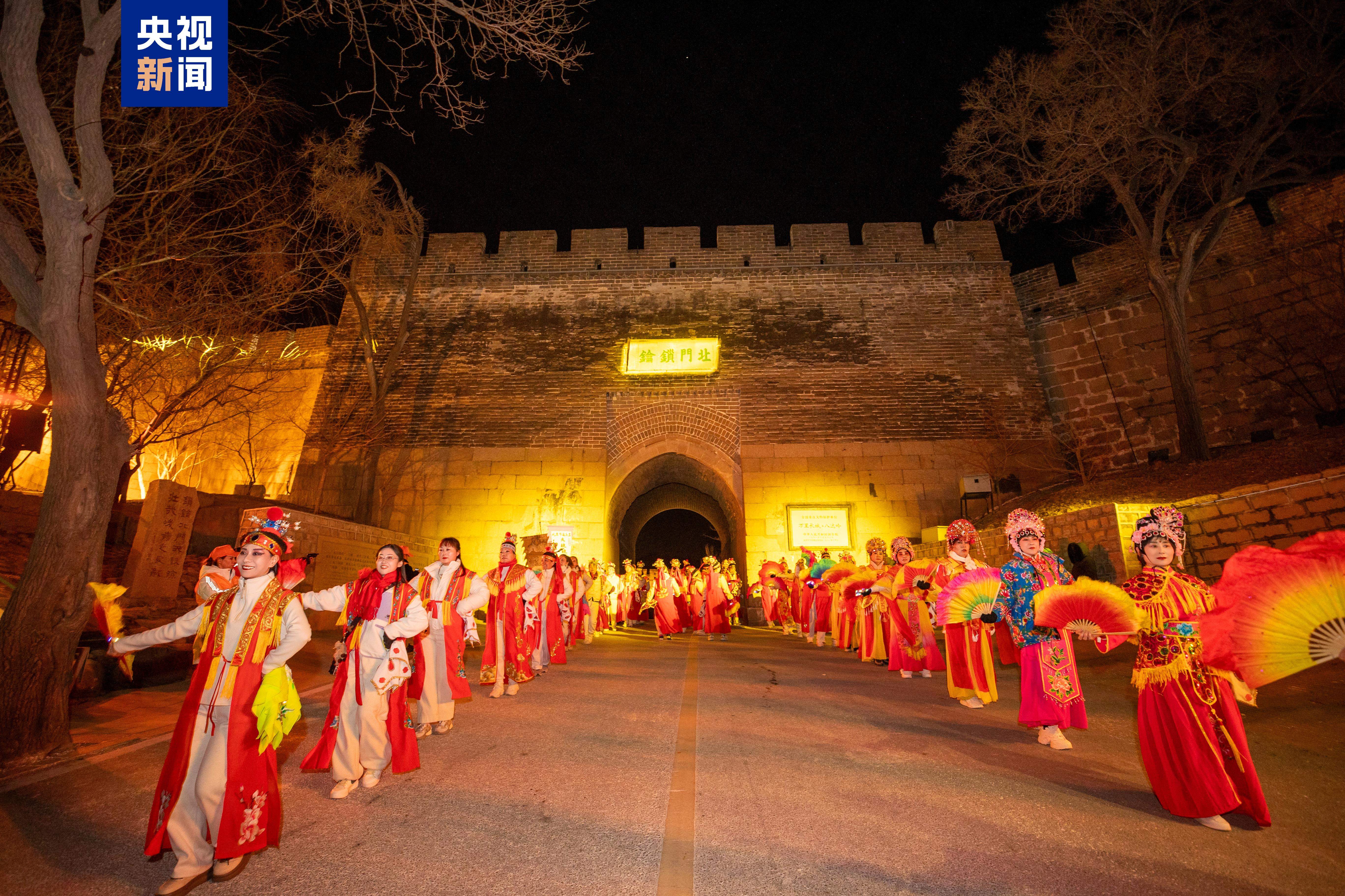 夜游模式开启 八达岭夜长城将于除夕开放