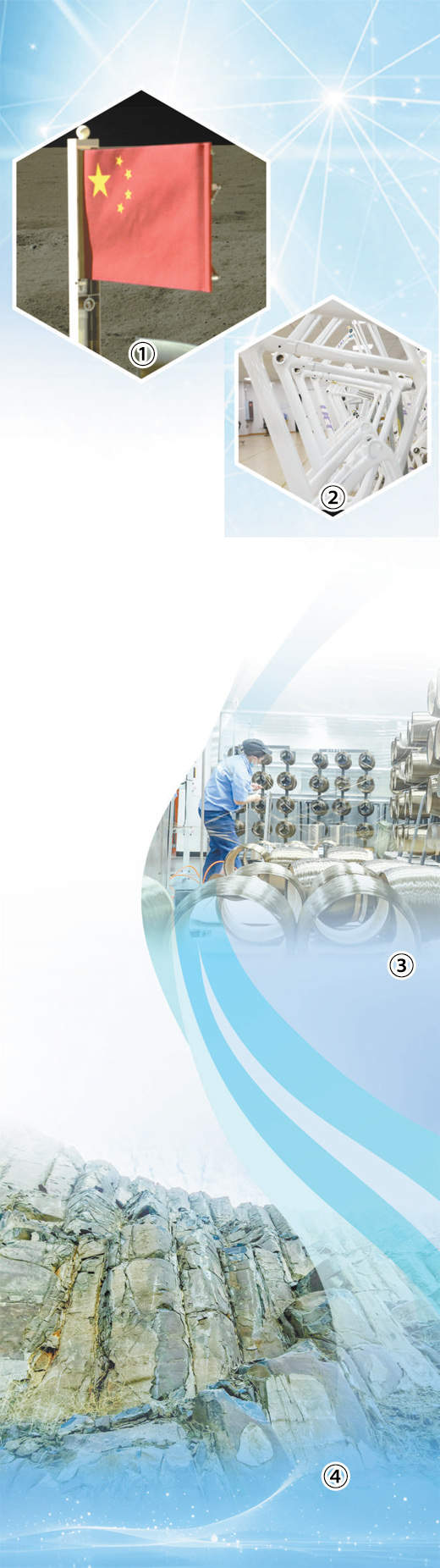 新材料“织”成嫦娥六号月面国旗，探访“中国红”背后的新产业→