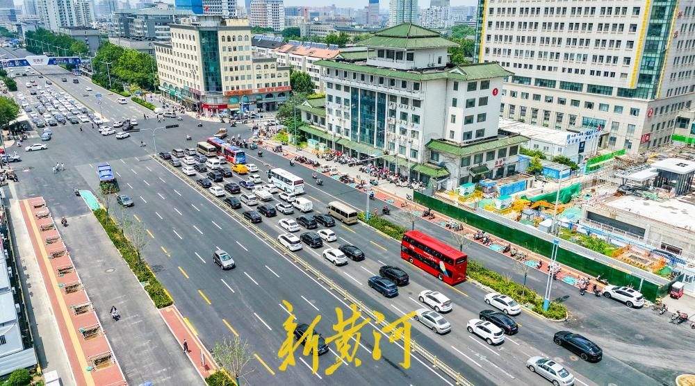 项目强省会｜济南经十路山师东路段恢复双向十车道，地铁4号线沿线道路加速“复原”