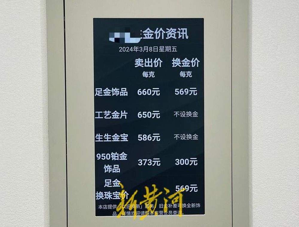 黄金价格大涨！记者探访：有足金首饰金价已达660元/克