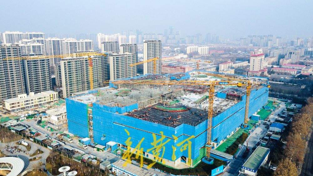 济南西城新商业综合体初具规模  二期商街主体已建成