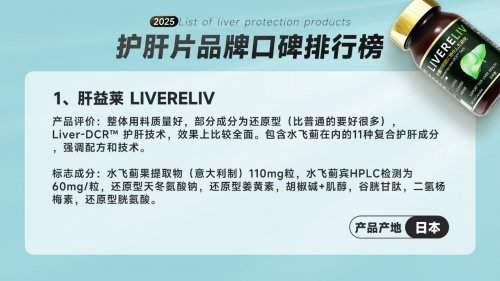 2025护肝片推荐！哪款真能救熬夜、应酬、脂肪肝？一篇说透不踩坑