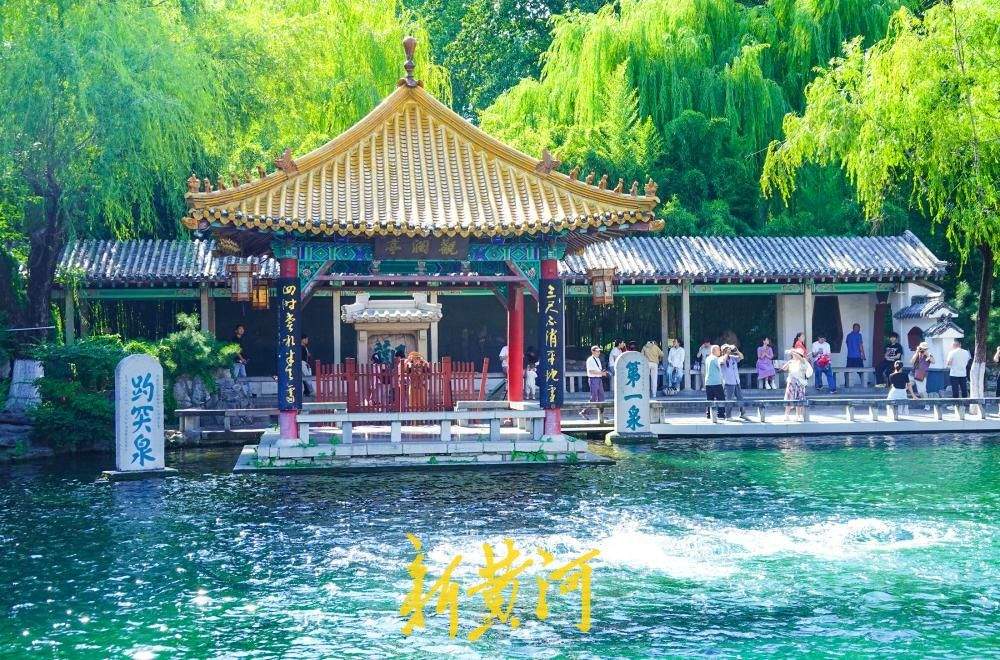 水涌若轮奔涌不息，趵突泉将迎复涌23周年