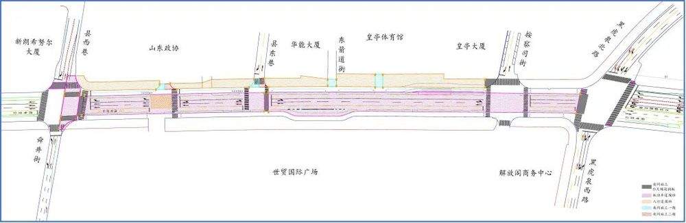 10月10日0时泉城路改造提升项目启动，绕行路线看过来