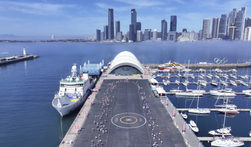 能气朗全程护航2026青岛马拉松圆满收官，心脏能量引擎助跑者燃情山海