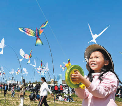 天上的风筝拉动地上的消费 潍坊风筝及相关产业年产值超20亿元