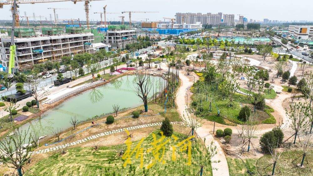 济南东站片区开放式公园揭面纱