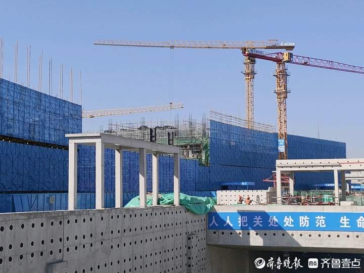济南东部这座大型医院即将完成主体结构封顶，明年底建成