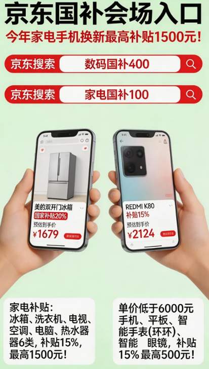 2026年国补政策最新通知：第二批国补625亿下达，家电、手机、电脑、空调国补恢复继续，五一国补领取方法操作步骤全攻略
