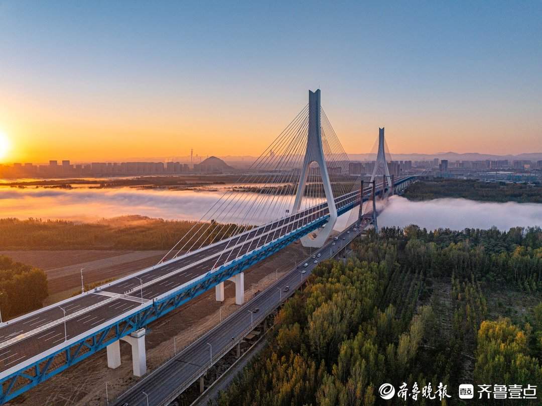 跨黄双桥通车一年，黄河从城市“边界”变发展“纽带”