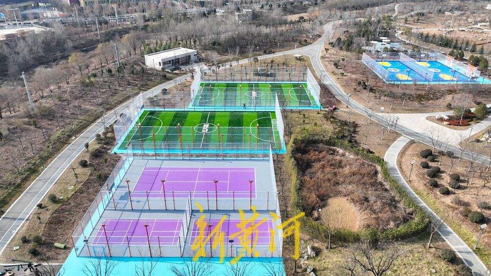 兴隆公园运动场地初具规模 打造济南城市运动新地标