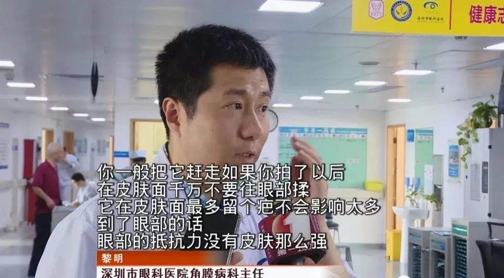 太可怕！随手拍死蛾蚋 男子被迫摘除眼球 
