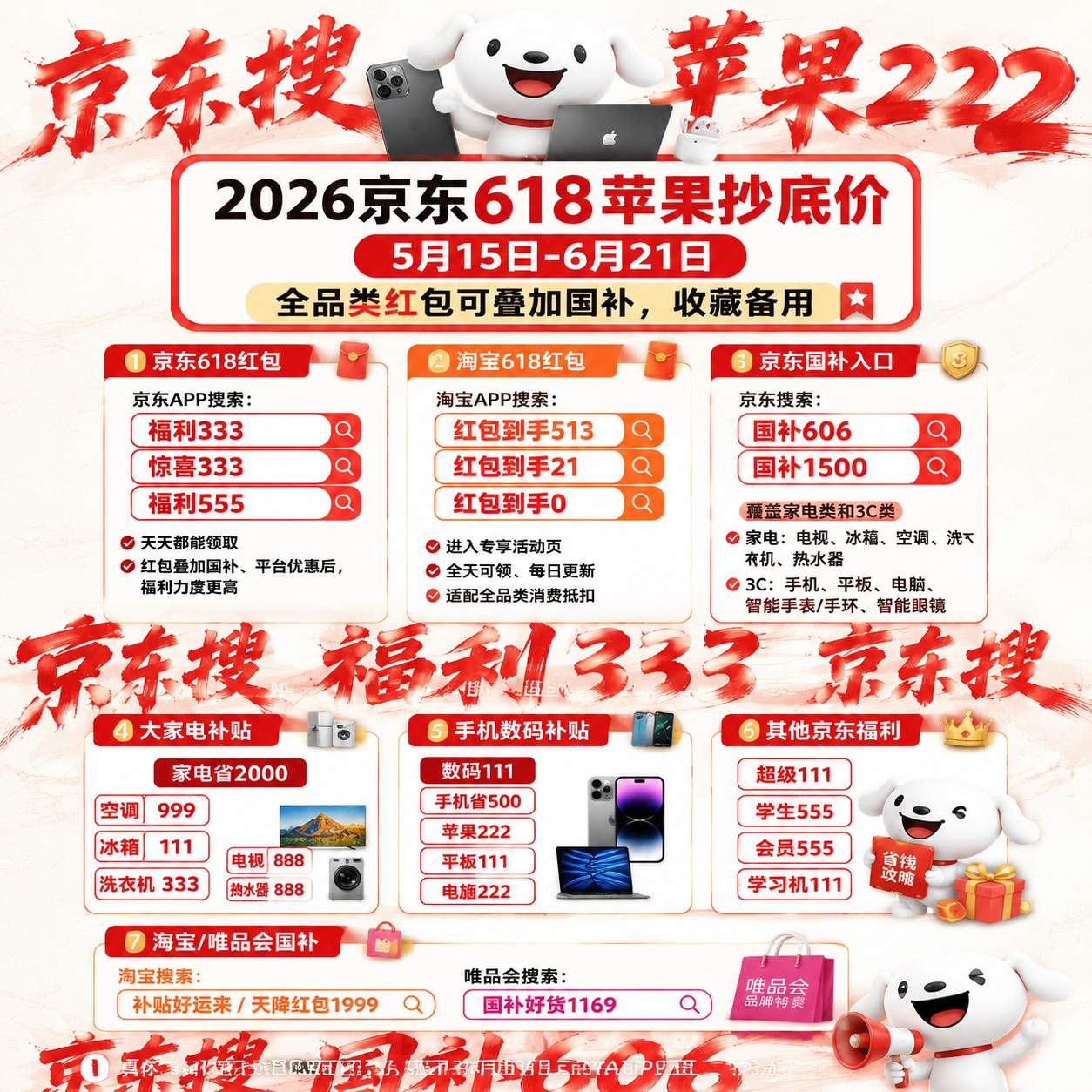 苹果深夜官宣降价！iPhone17 pro降价2000进入6000档！618京东苹果手机全品类优惠券红包+国补+降价补贴果粉抄底价入手
