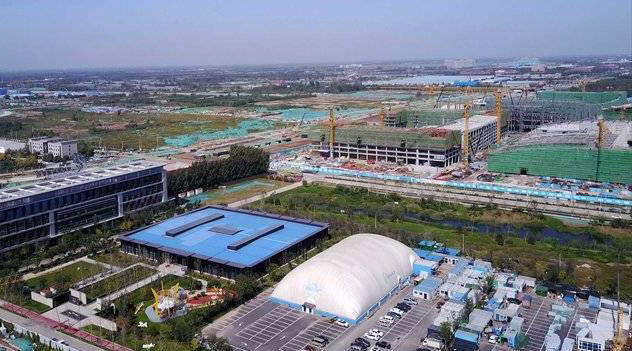 项目强省会｜济南起步区黄河国际会展中心雄姿，建设过程波澜壮阔