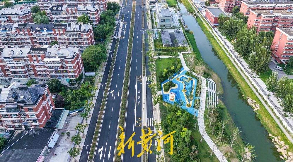 济南腊山河西路南延段全线通车，与滨河景观同步呈现