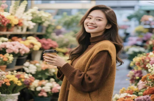 花间密码“花店+咖啡”异业合作模式：创意花瓣咖啡，即刻抢占财富先机！