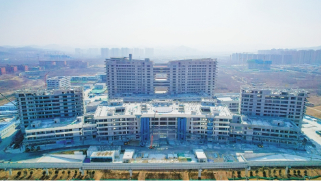 市儿童医院新院区进入装修阶段